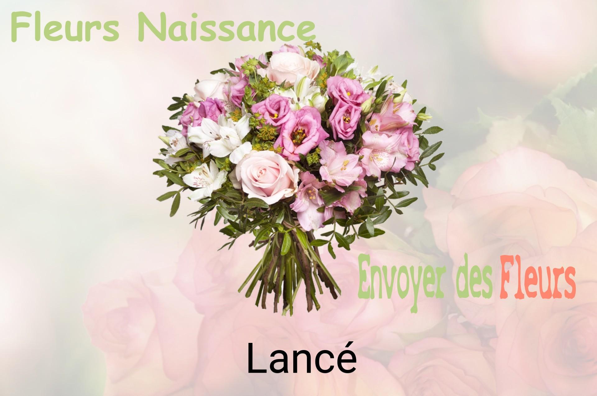 Bouquet de fleurs de naissance livré à Lancé